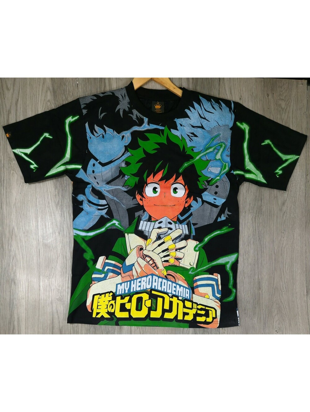 RARE Art For Villains My Hero Academia Deku All Might AOP Tee XL